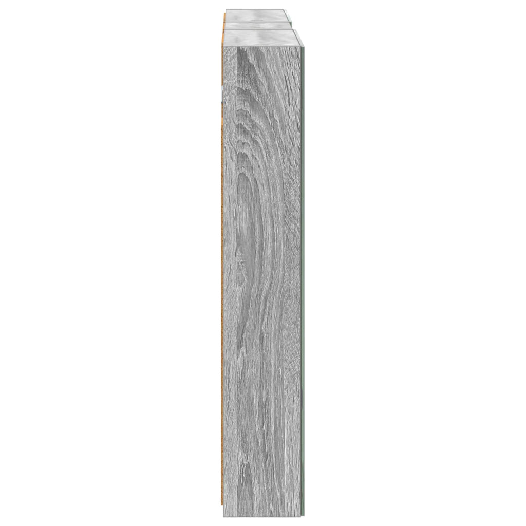 Badezimmerschrank-Set 3 pcs 100 x 10,5 x 60,5 cm Holzwerkstoff