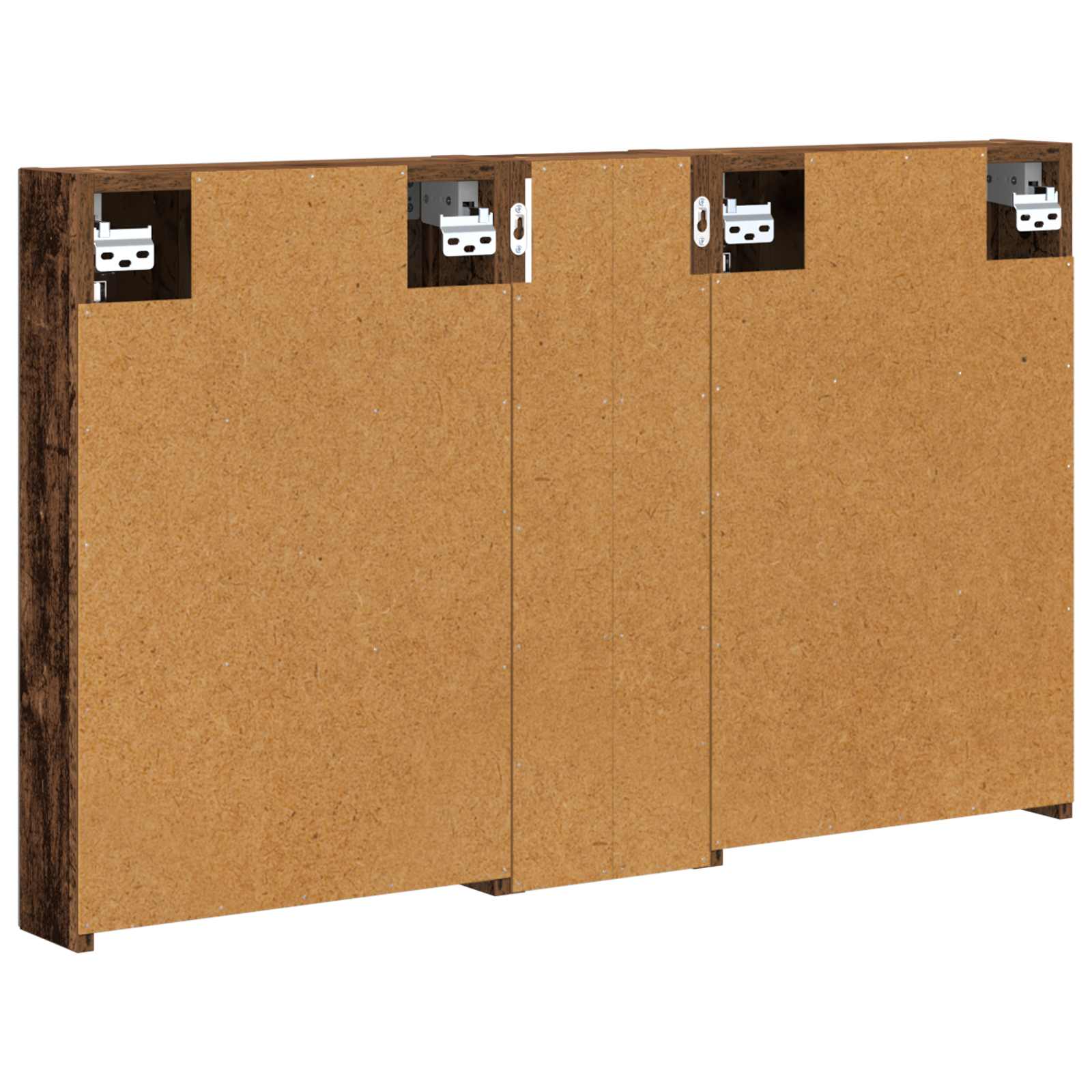 Badezimmerschrank-Set 3 pcs 100 x 10,5 x 60,5 cm Holzwerkstoff