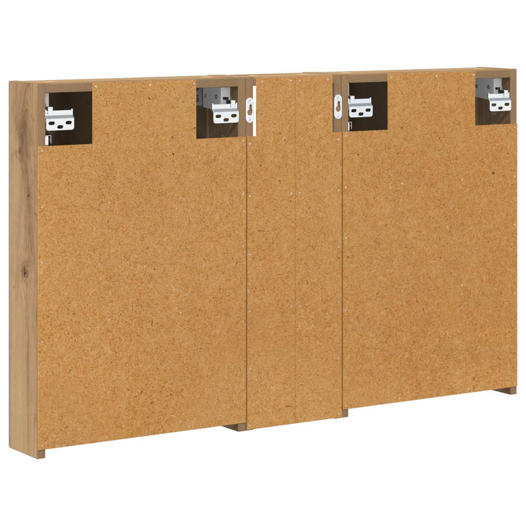 Badezimmerschrank-Set 3 pcs 100 x 10,5 x 60,5 cm Holzwerkstoff