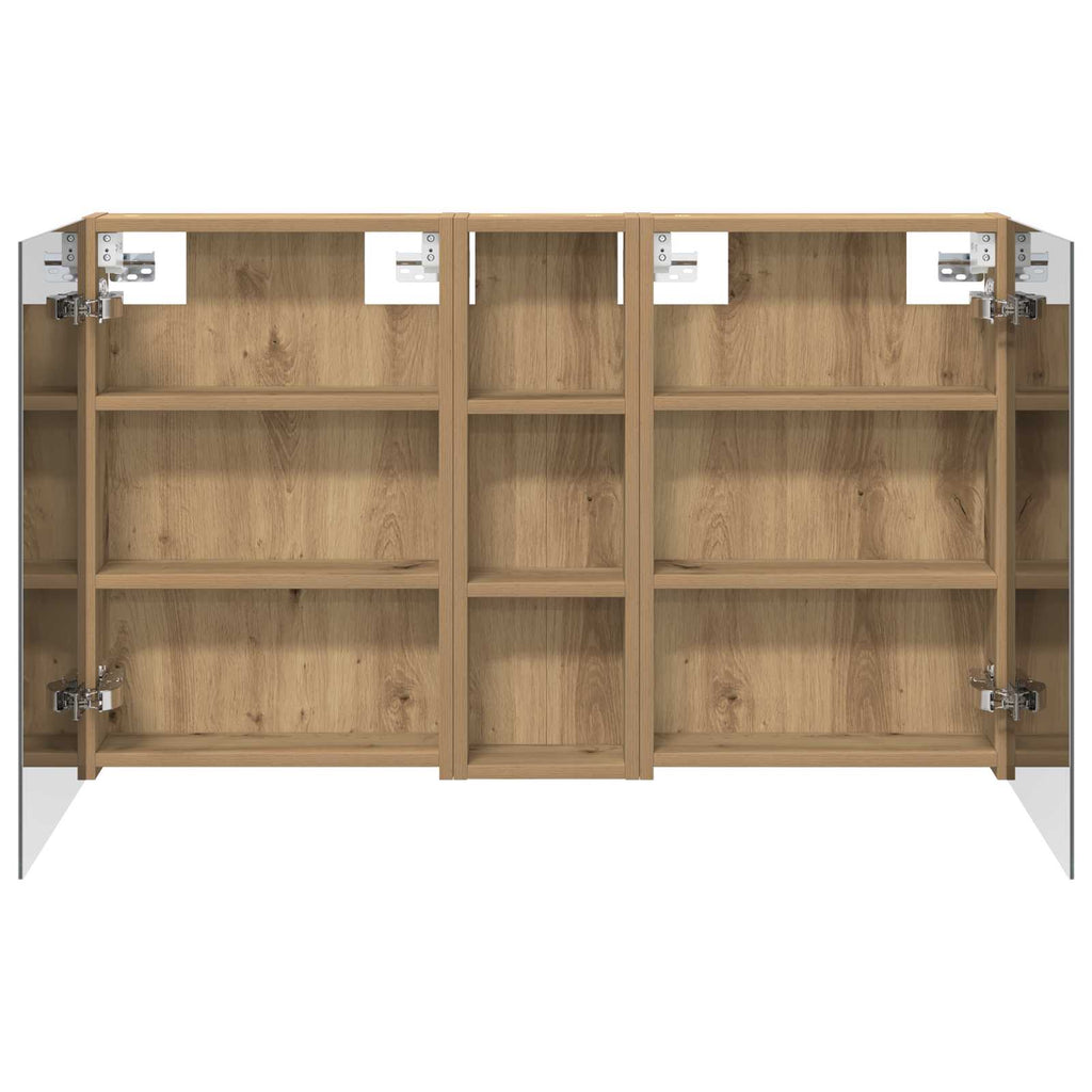 Badezimmerschrank-Set 3 pcs 100 x 10,5 x 60,5 cm Holzwerkstoff