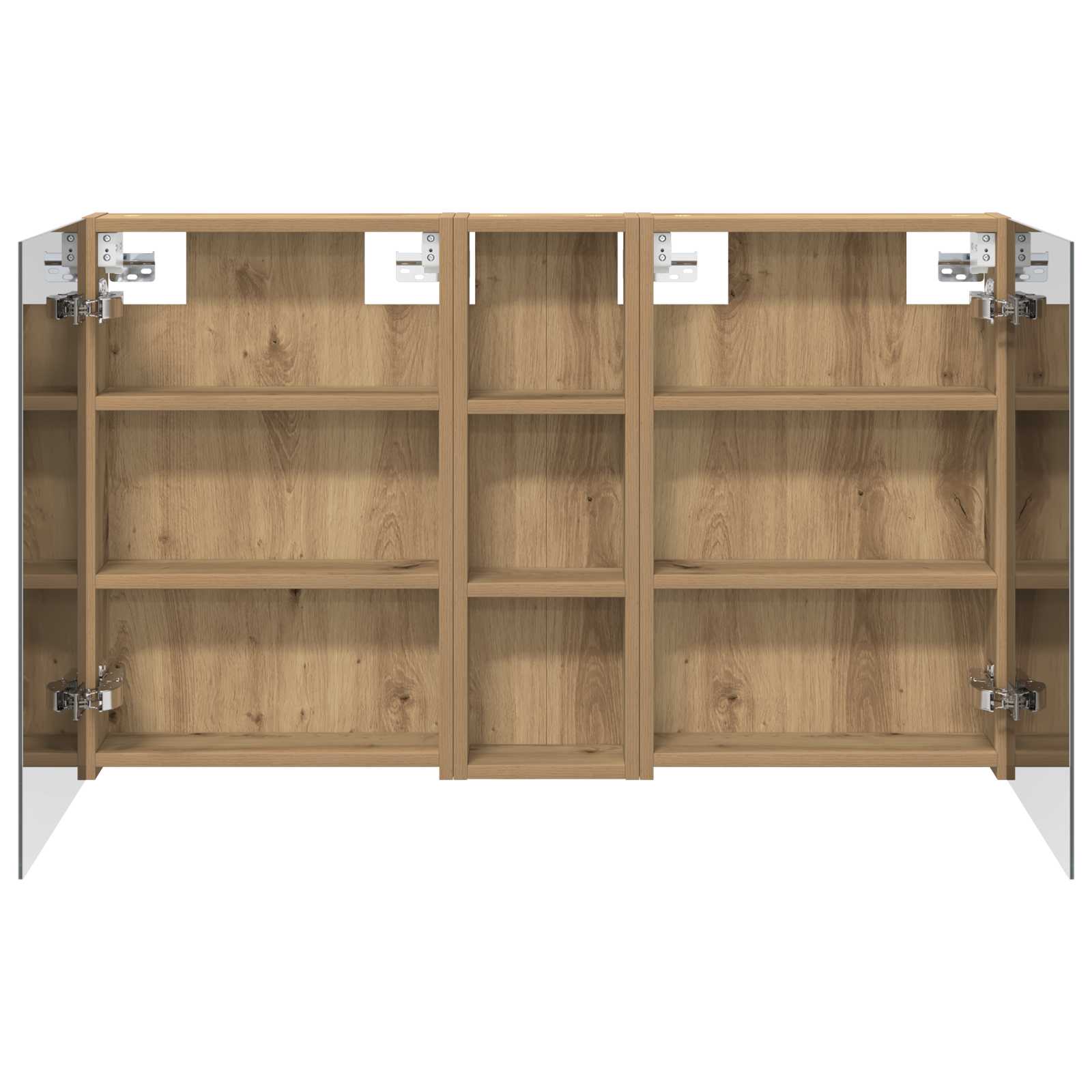 Badezimmerschrank-Set 3 pcs 100 x 10,5 x 60,5 cm Holzwerkstoff