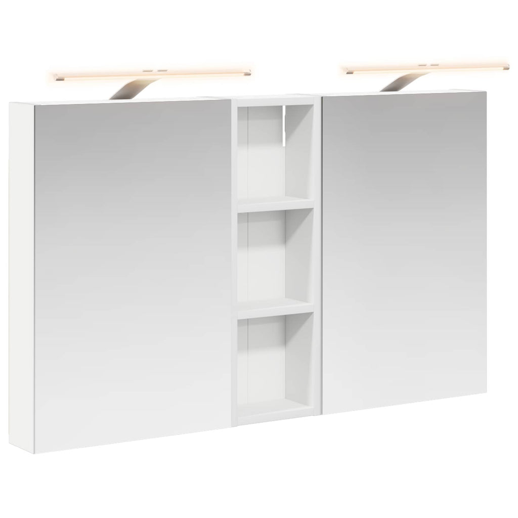 Badezimmerschrank-Set 3 pcs 100 x 10,5 x 60,5 cm Holzwerkstoff