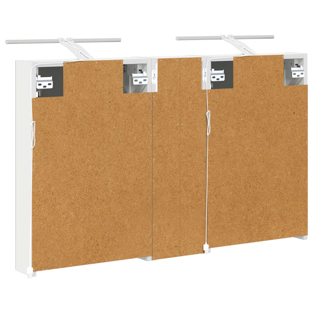 Badezimmerschrank-Set 3 pcs 100 x 10,5 x 60,5 cm Holzwerkstoff