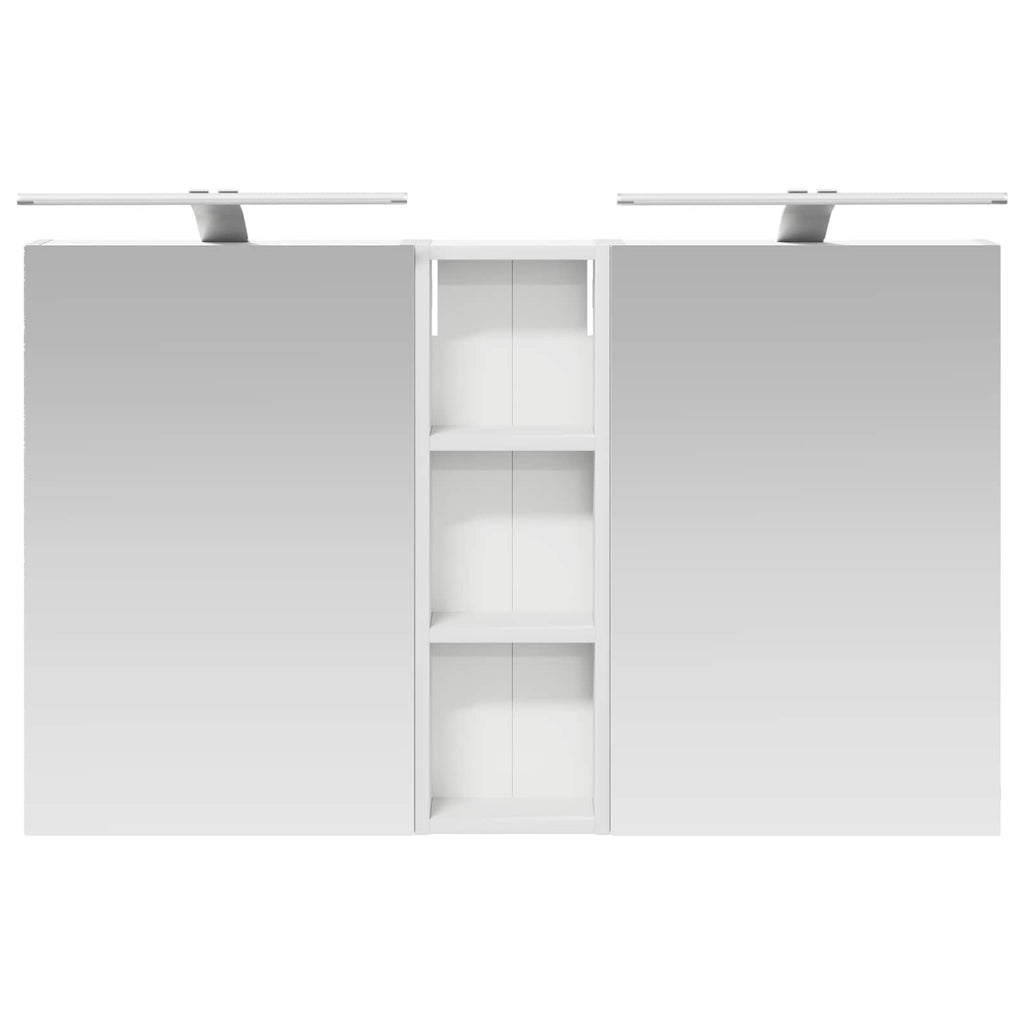 Badezimmerschrank-Set 3 pcs 100 x 10,5 x 60,5 cm Holzwerkstoff
