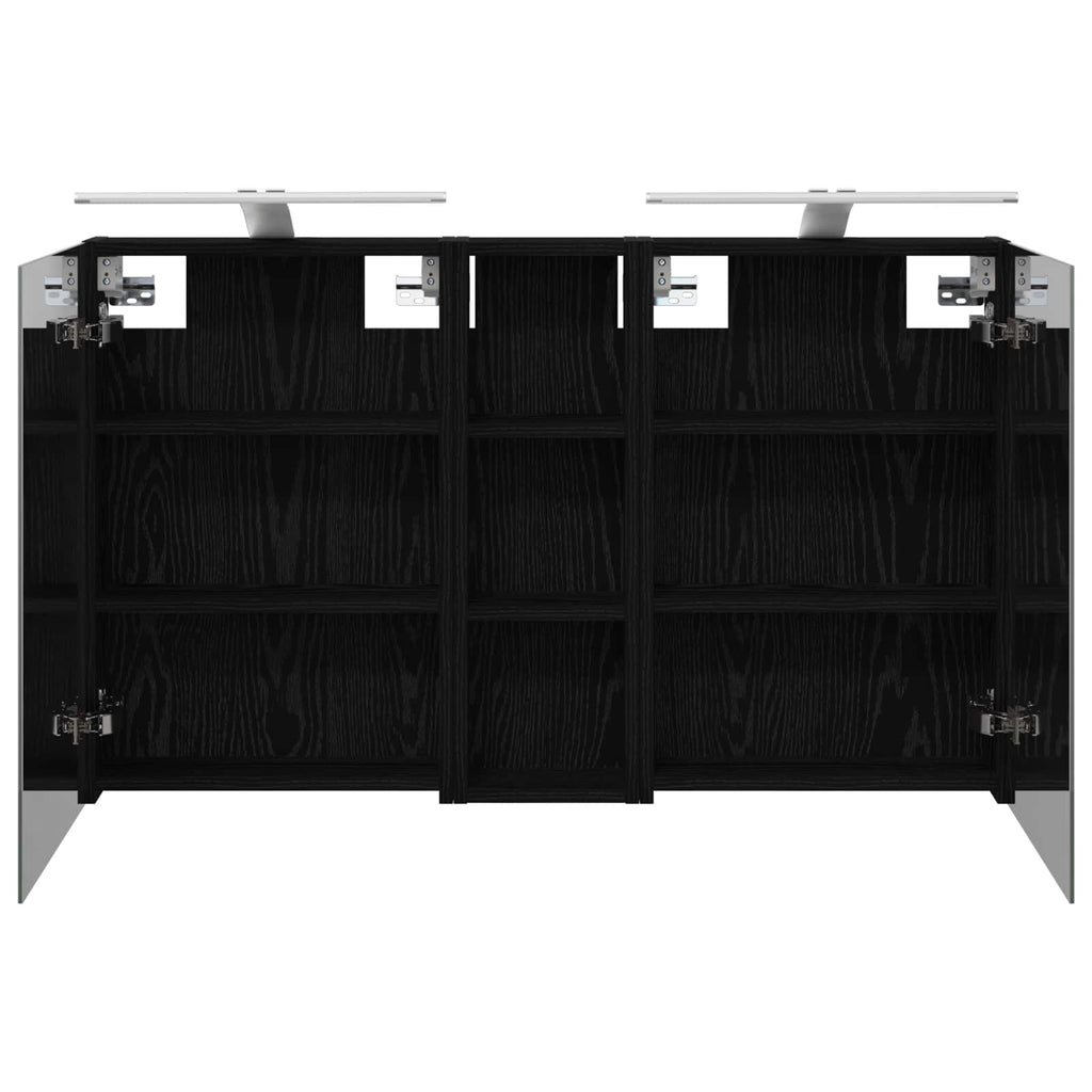 Badezimmerschrank-Set 3 pcs 100 x 10,5 x 60,5 cm Holzwerkstoff