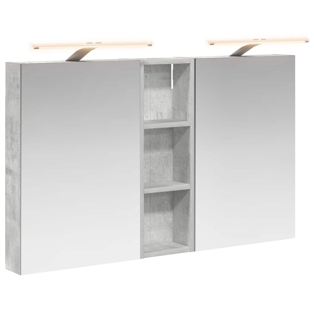 Badezimmerschrank-Set 3 pcs 100 x 10,5 x 60,5 cm Holzwerkstoff
