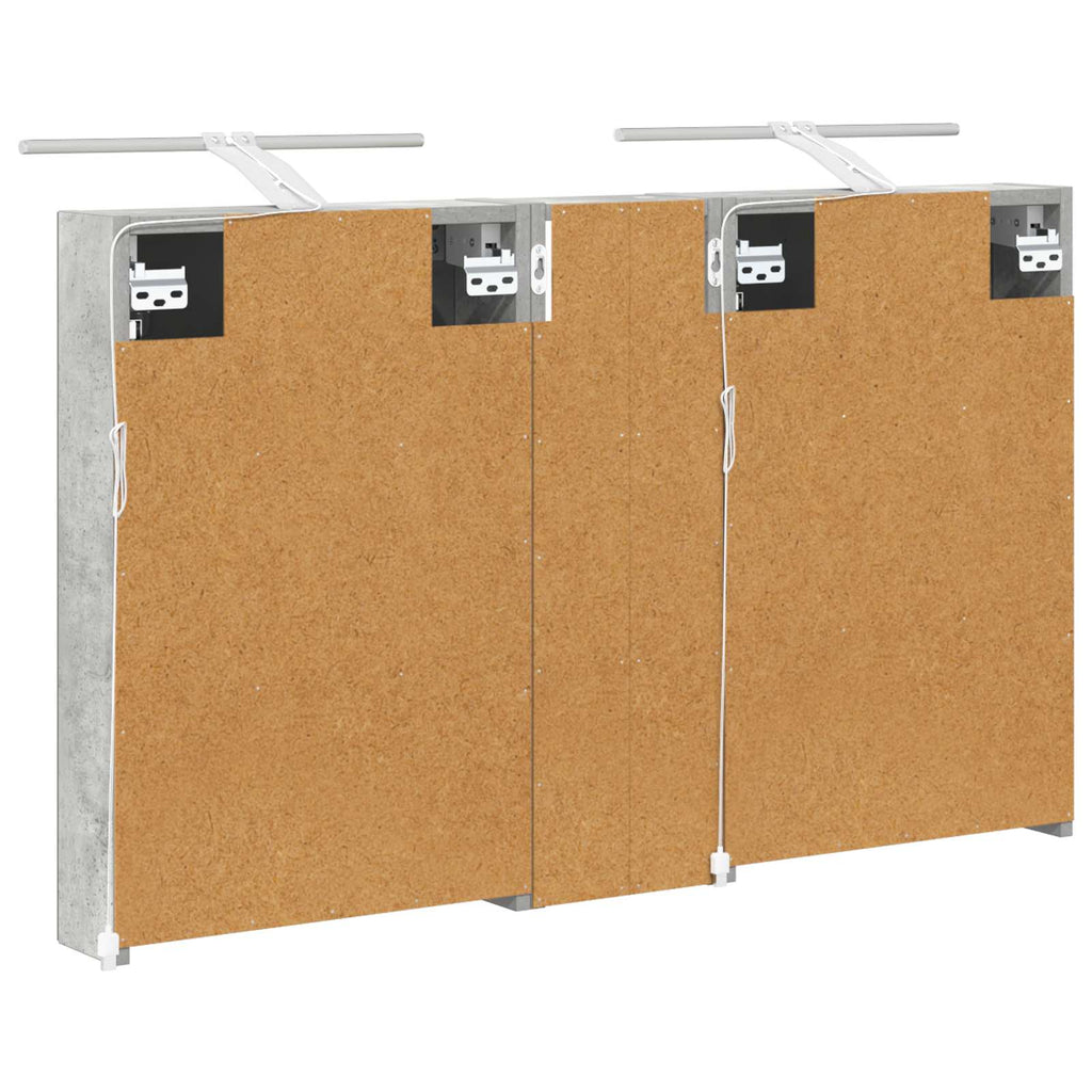 Badezimmerschrank-Set 3 pcs 100 x 10,5 x 60,5 cm Holzwerkstoff