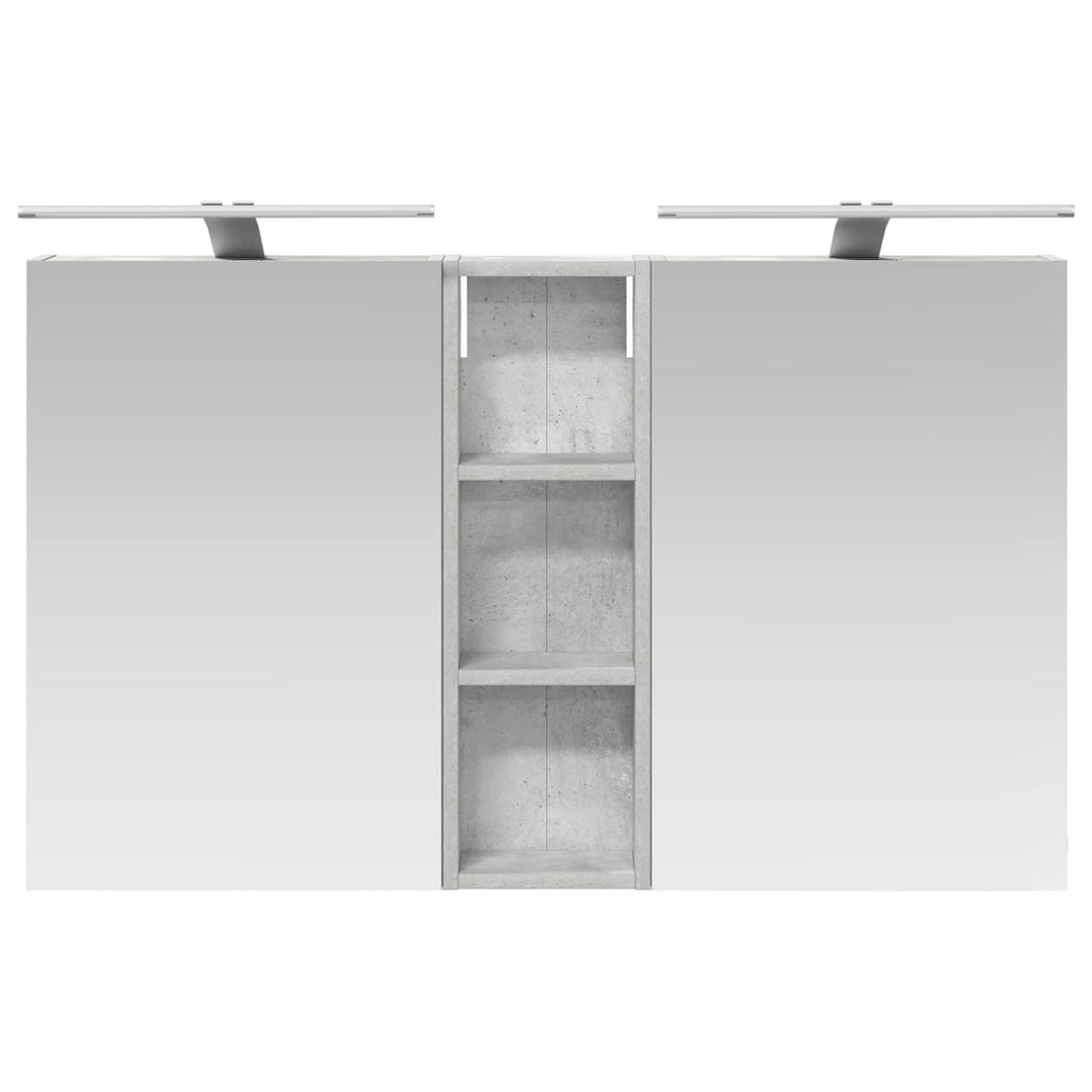 Badezimmerschrank-Set 3 pcs 100 x 10,5 x 60,5 cm Holzwerkstoff