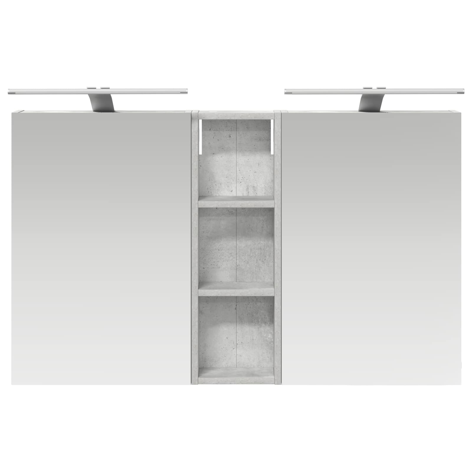 Badezimmerschrank-Set 3 pcs 100 x 10,5 x 60,5 cm Holzwerkstoff