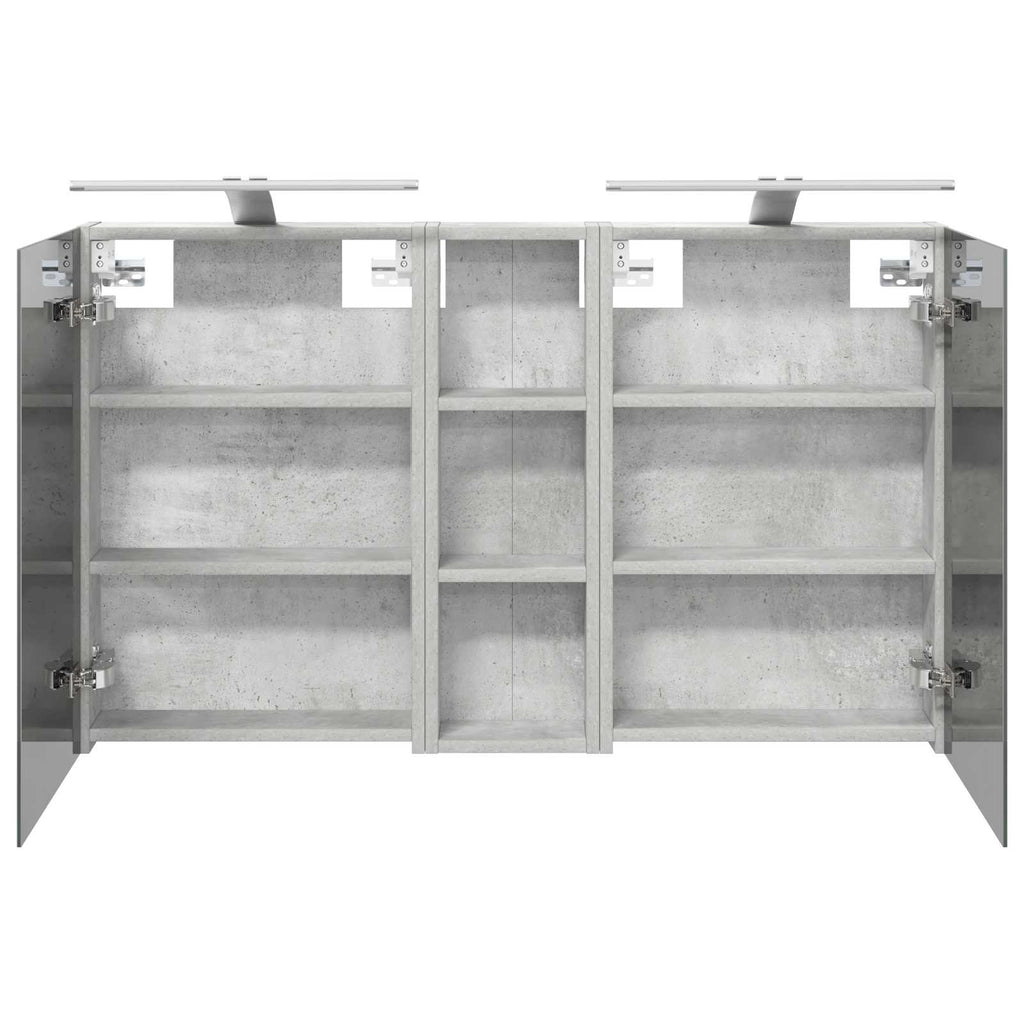Badezimmerschrank-Set 3 pcs 100 x 10,5 x 60,5 cm Holzwerkstoff