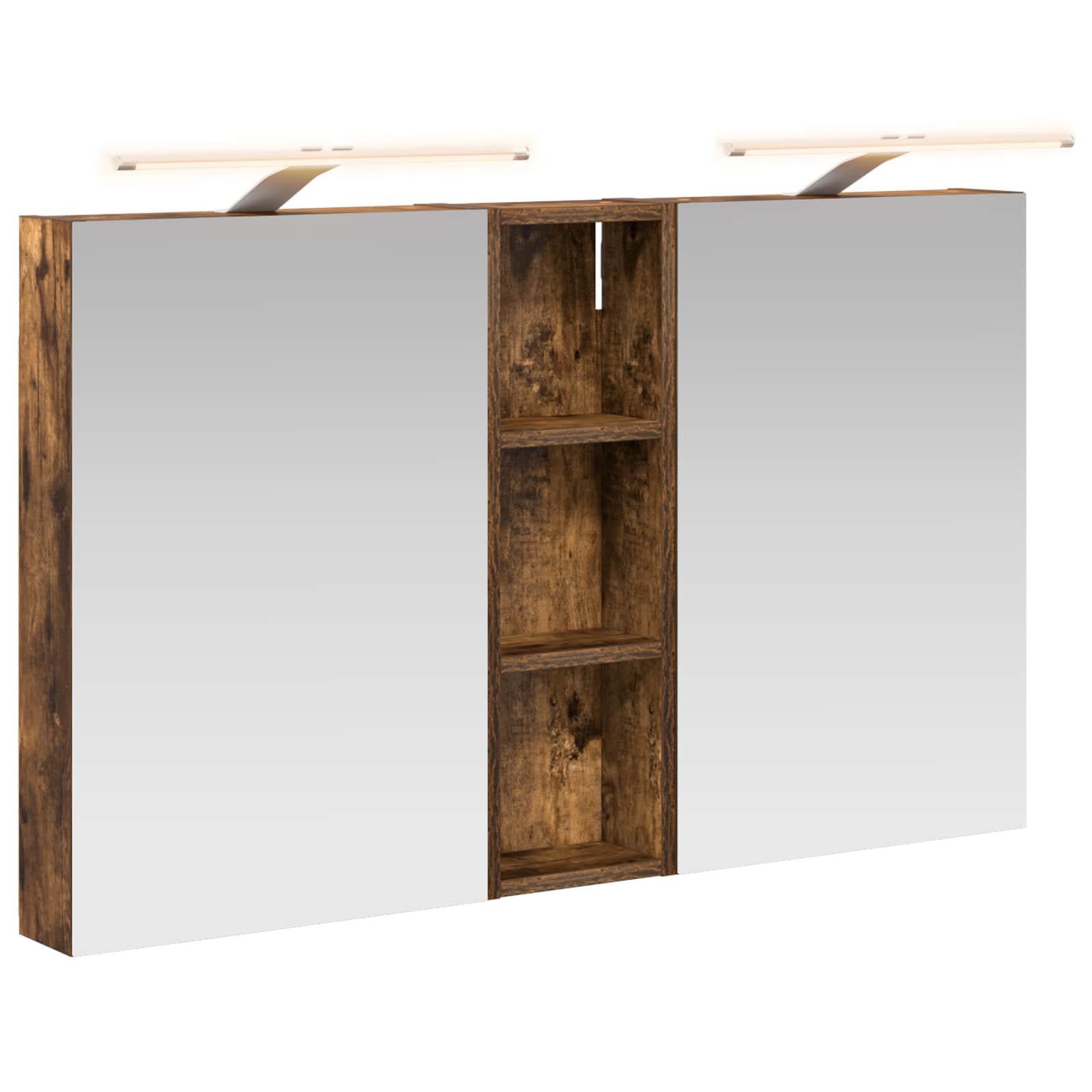 Badezimmerschrank-Set 3 pcs 100 x 10,5 x 60,5 cm Holzwerkstoff