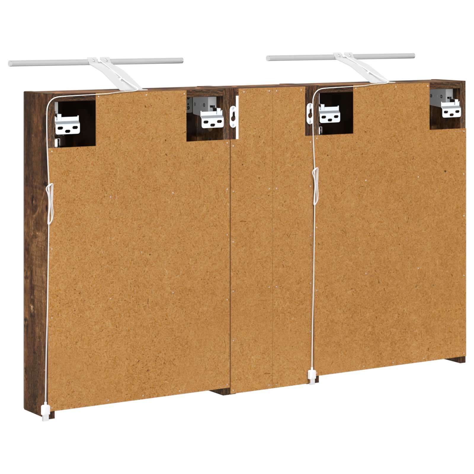 Badezimmerschrank-Set 3 pcs 100 x 10,5 x 60,5 cm Holzwerkstoff