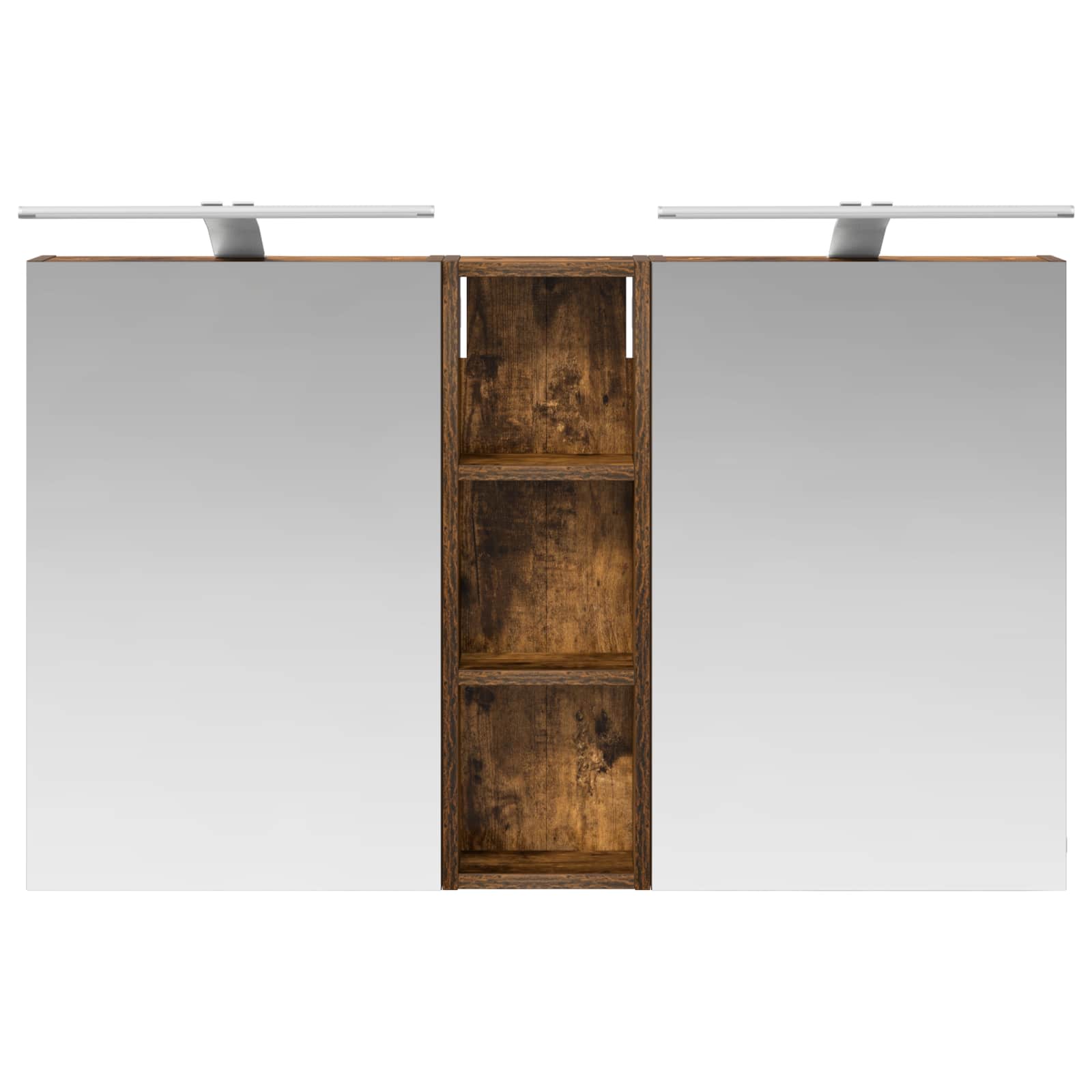 Badezimmerschrank-Set 3 pcs 100 x 10,5 x 60,5 cm Holzwerkstoff