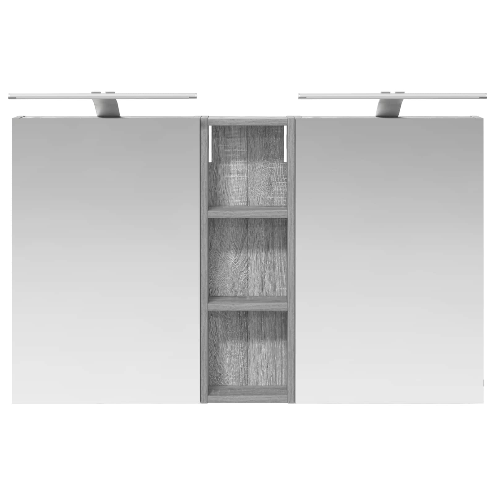 Badezimmerschrank-Set 3 pcs 100 x 10,5 x 60,5 cm Holzwerkstoff