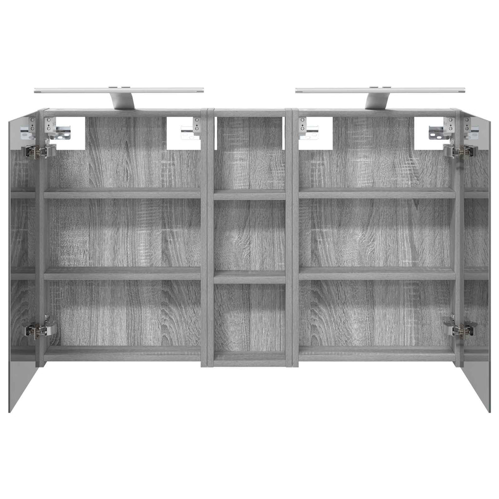 Badezimmerschrank-Set 3 pcs 100 x 10,5 x 60,5 cm Holzwerkstoff