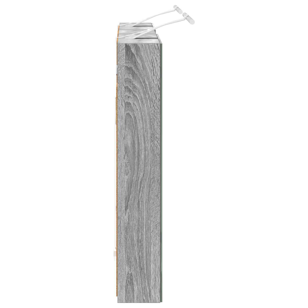 Badezimmerschrank-Set 3 pcs 100 x 10,5 x 60,5 cm Holzwerkstoff