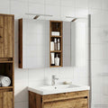 Badezimmerschrank-Set 3 pcs 100 x 10,5 x 60,5 cm Holzwerkstoff