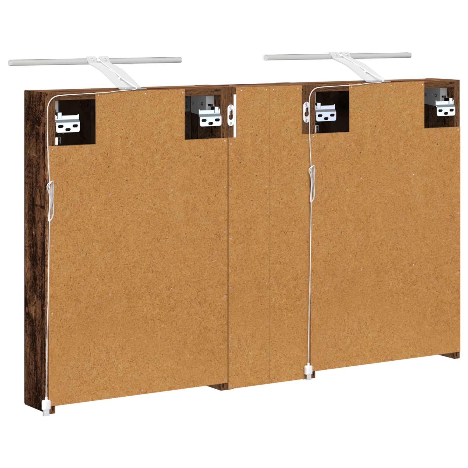Badezimmerschrank-Set 3 pcs 100 x 10,5 x 60,5 cm Holzwerkstoff