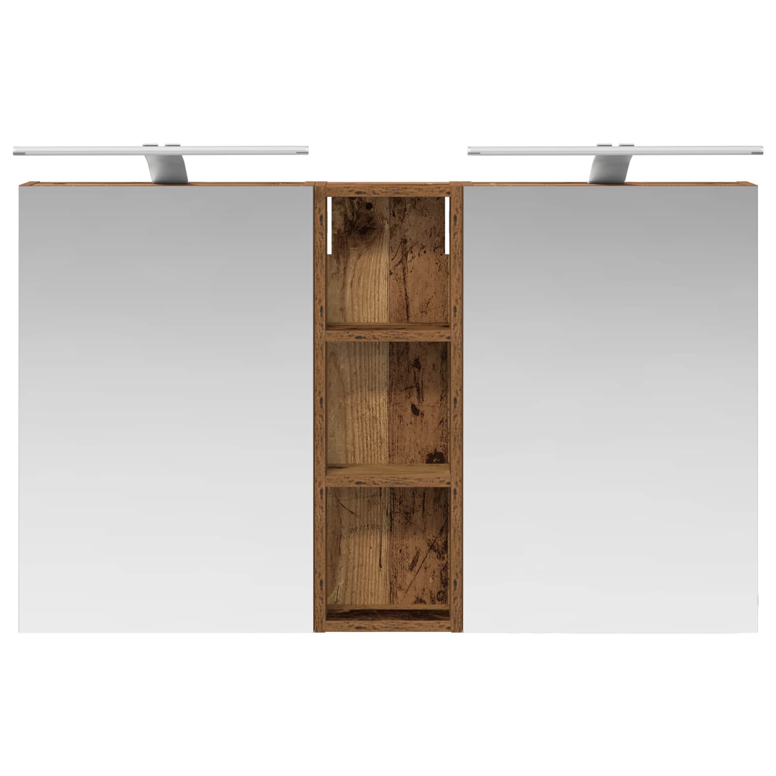Badezimmerschrank-Set 3 pcs 100 x 10,5 x 60,5 cm Holzwerkstoff
