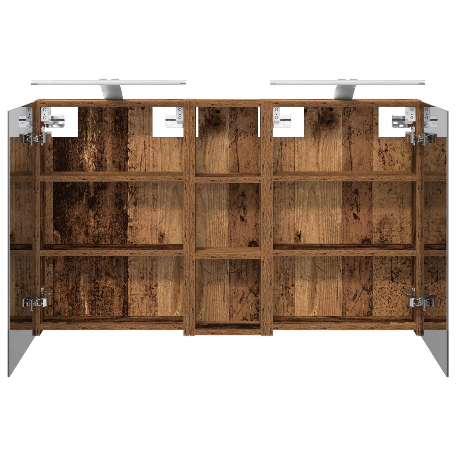Badezimmerschrank-Set 3 pcs 100 x 10,5 x 60,5 cm Holzwerkstoff