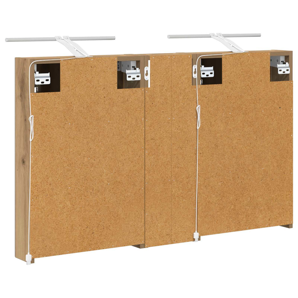 Badezimmerschrank-Set 3 pcs 100 x 10,5 x 60,5 cm Holzwerkstoff