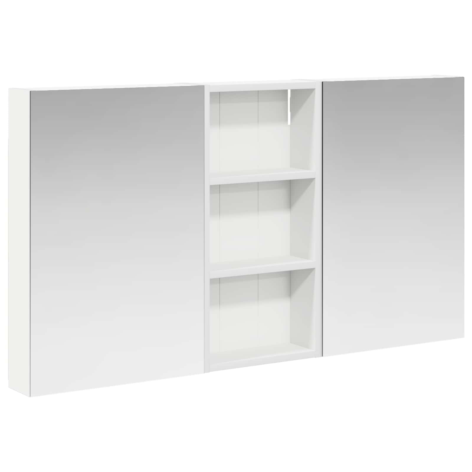 Badezimmerschrank-Set 3 pcs 110 x 10,5 x 60,5 cm Holzwerkstoff