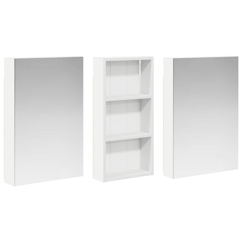 Badezimmerschrank-Set 3 pcs 110 x 10,5 x 60,5 cm Holzwerkstoff