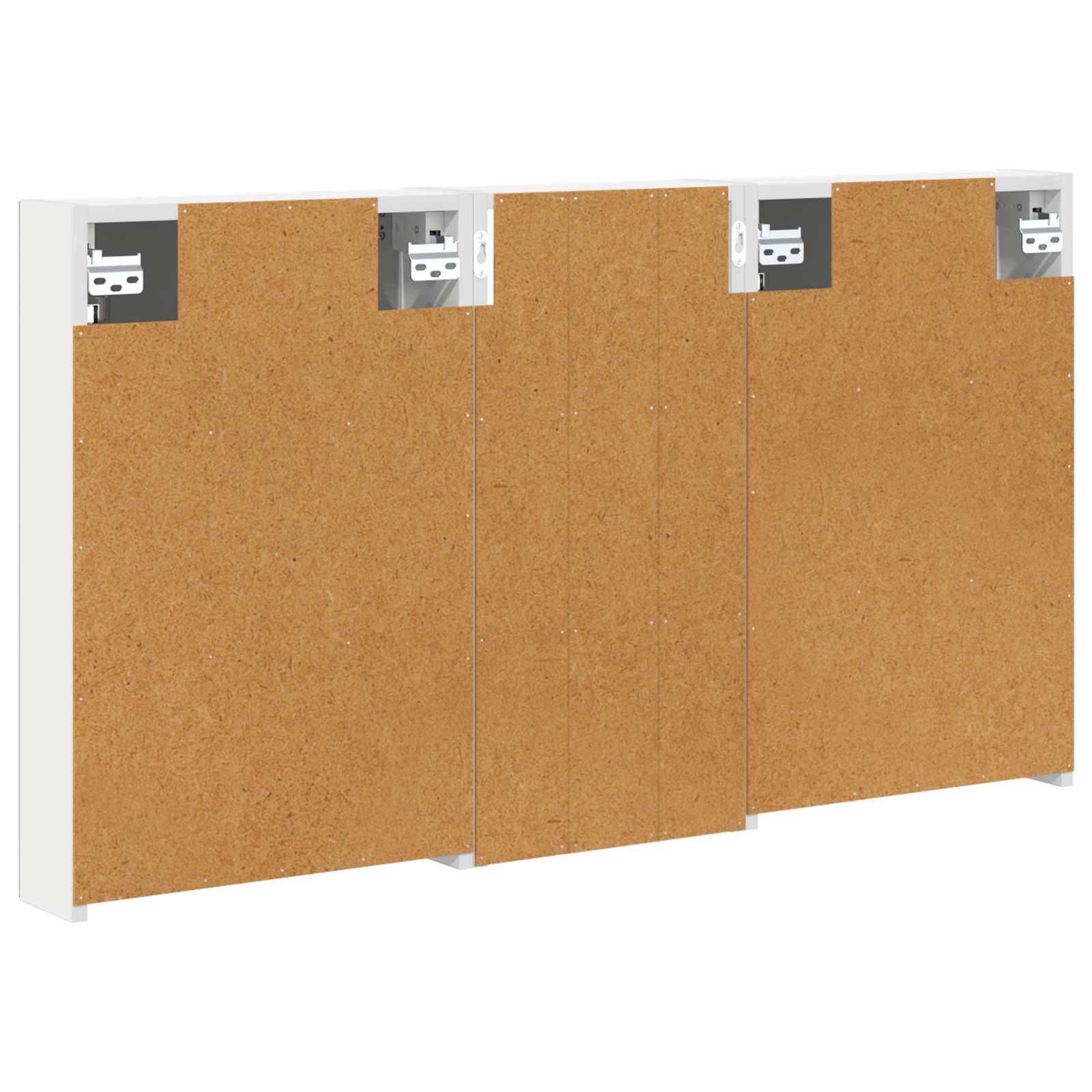 Badezimmerschrank-Set 3 pcs 110 x 10,5 x 60,5 cm Holzwerkstoff