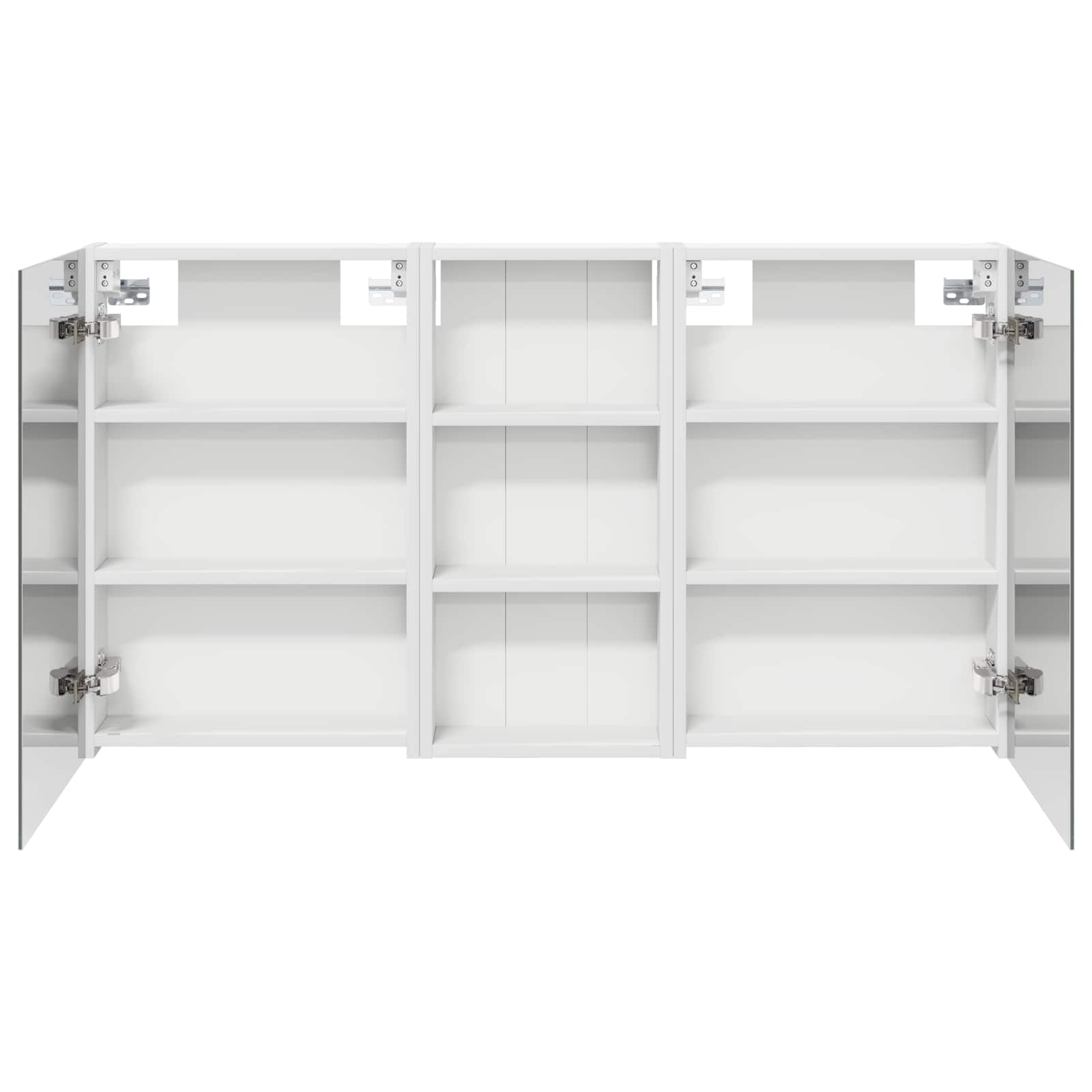 Badezimmerschrank-Set 3 pcs 110 x 10,5 x 60,5 cm Holzwerkstoff