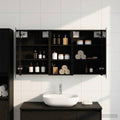 Badezimmerschrank-Set 3 pcs 110 x 10,5 x 60,5 cm Holzwerkstoff