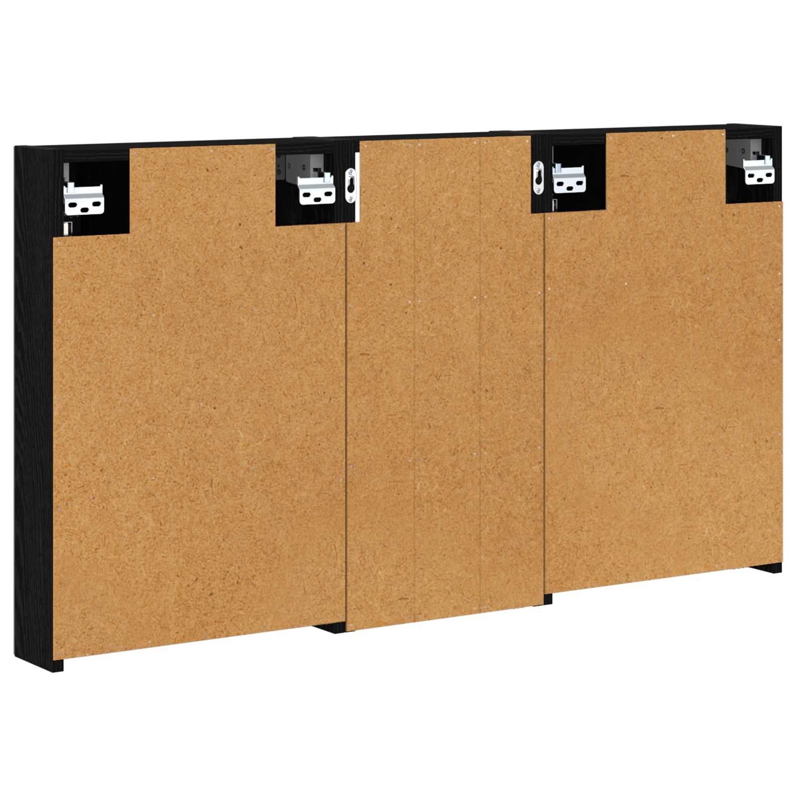 Badezimmerschrank-Set 3 pcs 110 x 10,5 x 60,5 cm Holzwerkstoff