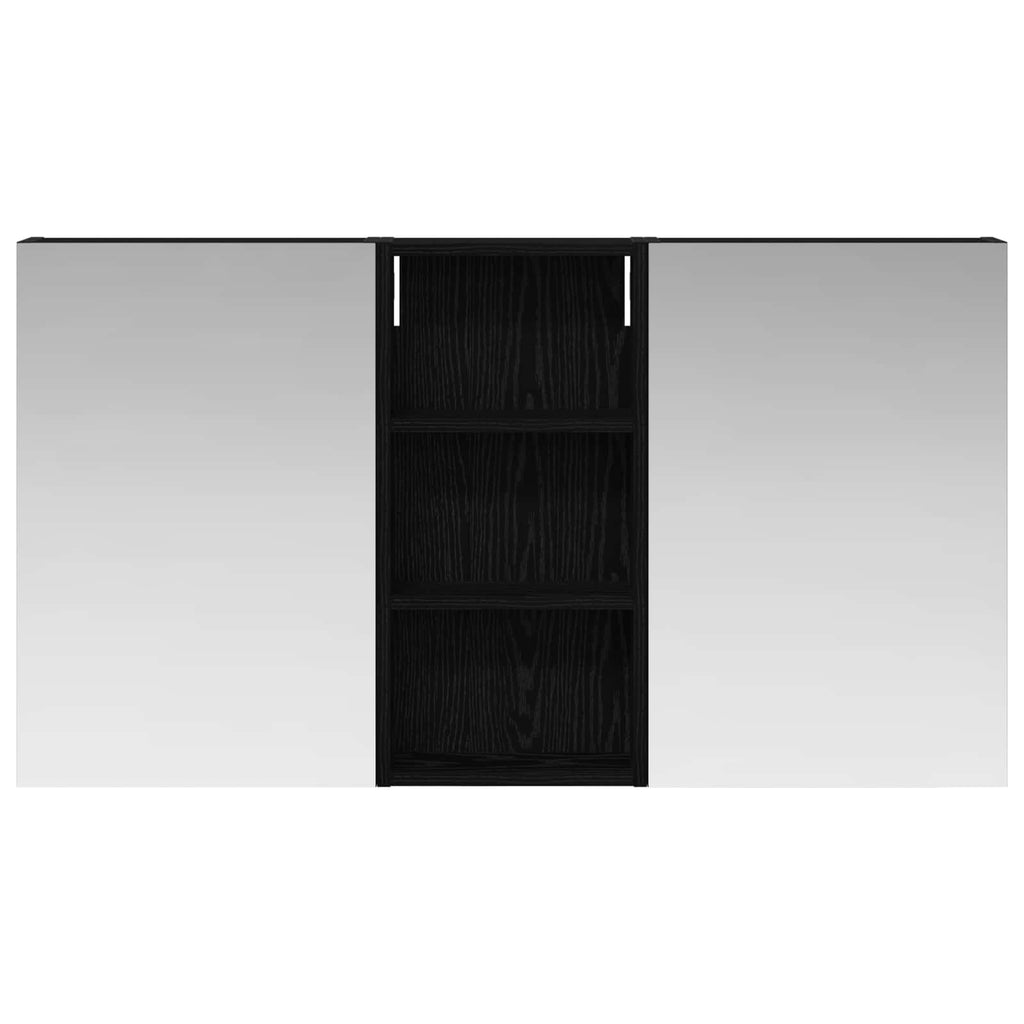 Badezimmerschrank-Set 3 pcs 110 x 10,5 x 60,5 cm Holzwerkstoff