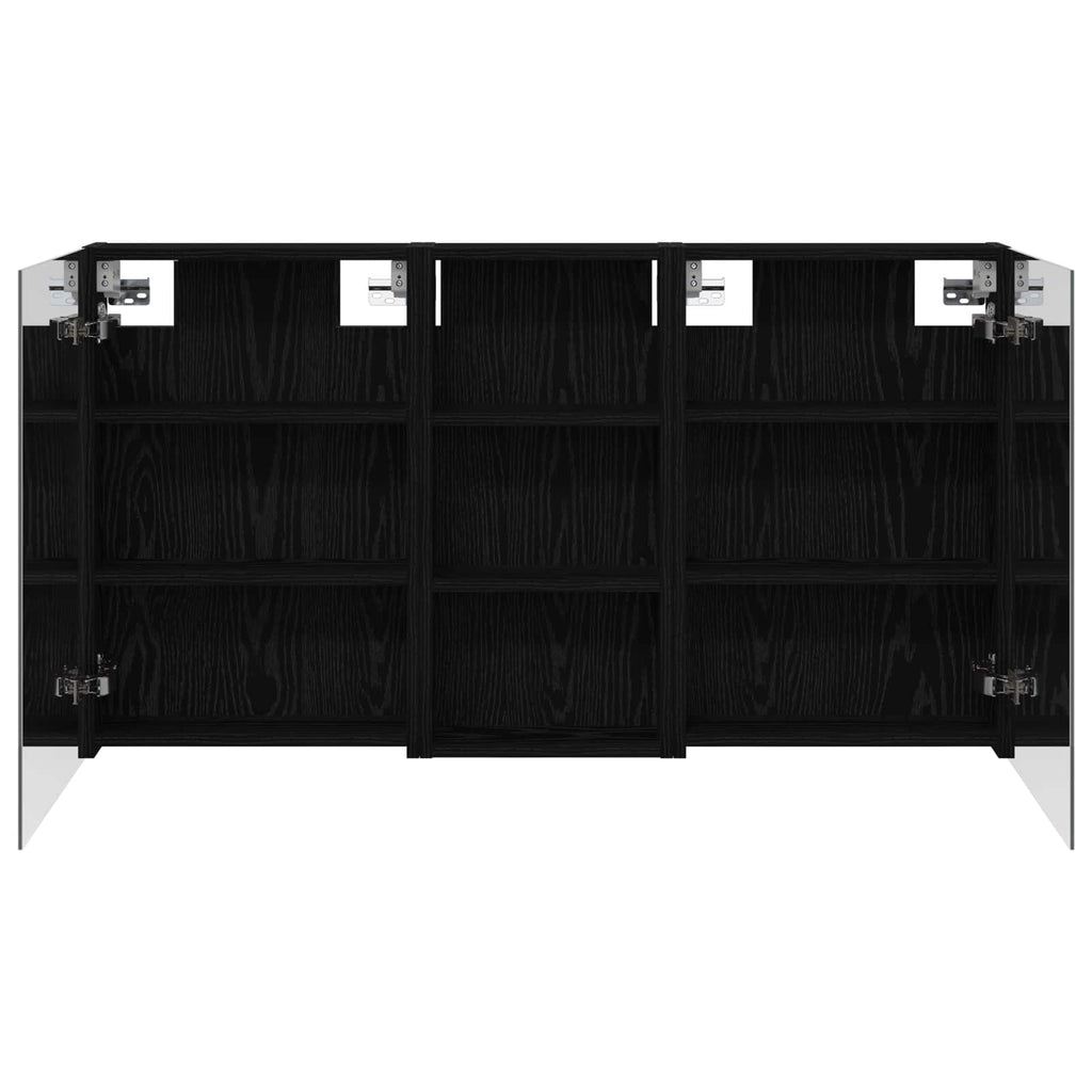 Badezimmerschrank-Set 3 pcs 110 x 10,5 x 60,5 cm Holzwerkstoff