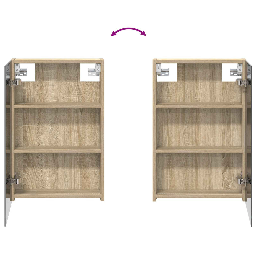 Badezimmerschrank-Set 3 pcs 110 x 10,5 x 60,5 cm Holzwerkstoff