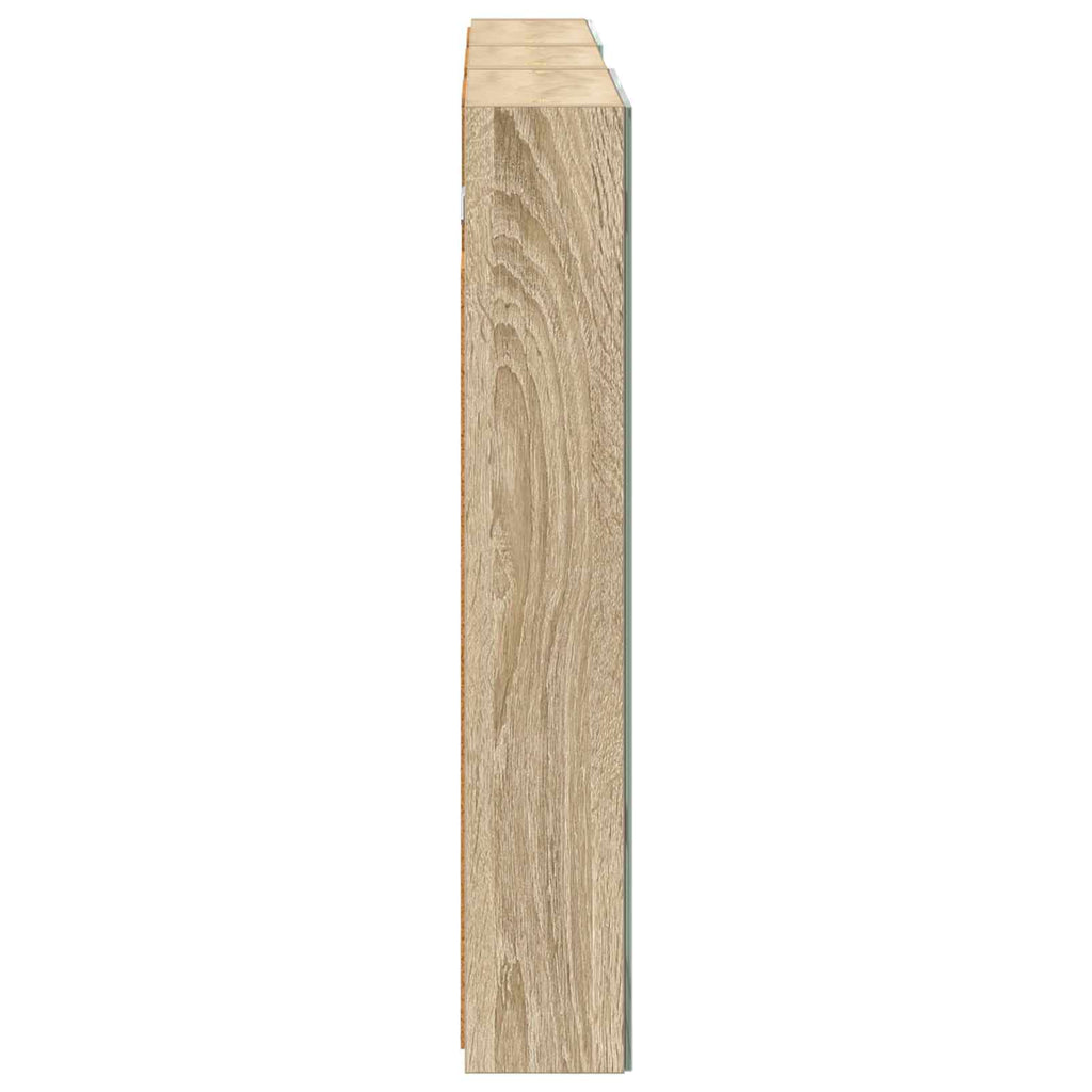 Badezimmerschrank-Set 3 pcs 110 x 10,5 x 60,5 cm Holzwerkstoff