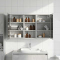 Badezimmerschrank-Set 3 pcs 110 x 10,5 x 60,5 cm Holzwerkstoff