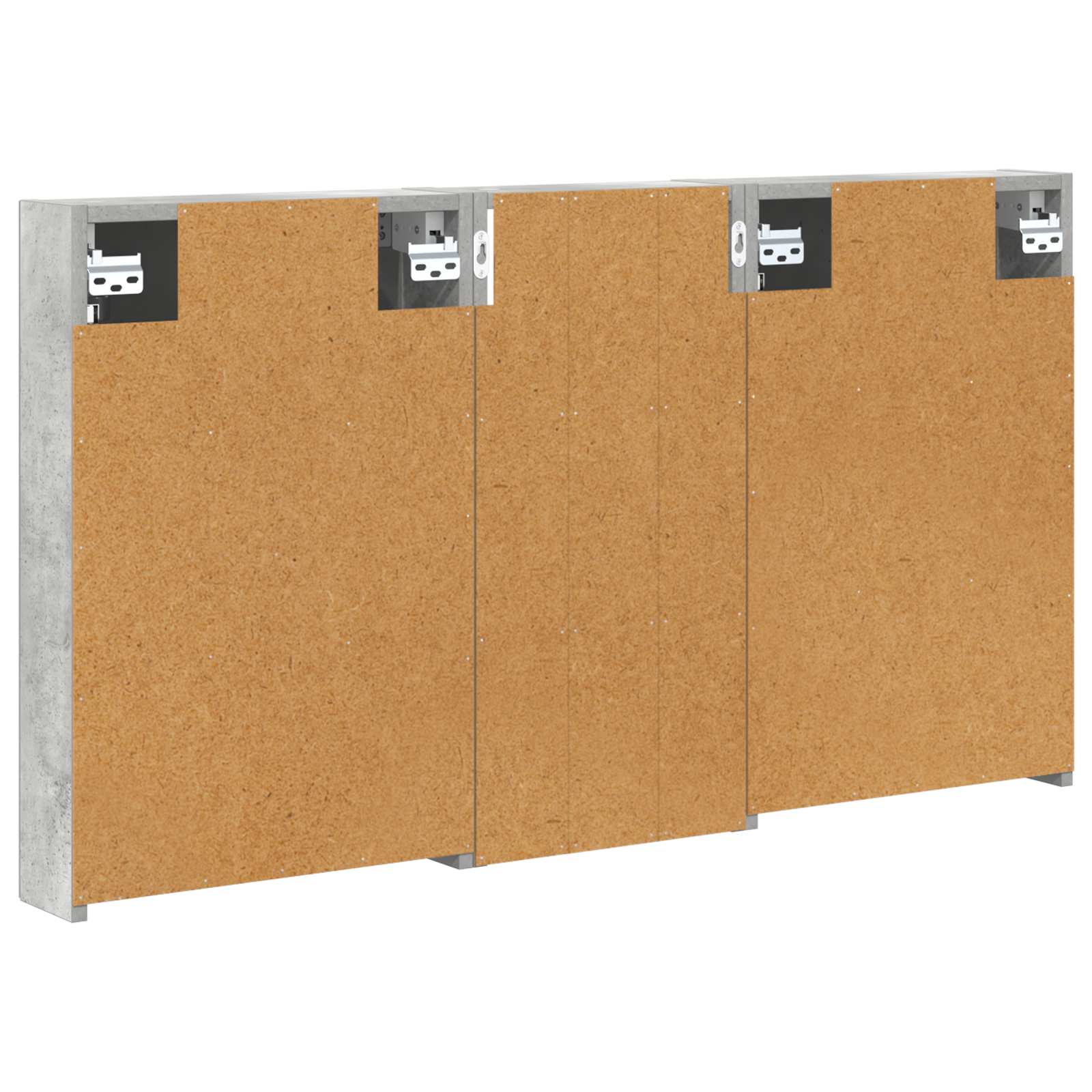Badezimmerschrank-Set 3 pcs 110 x 10,5 x 60,5 cm Holzwerkstoff