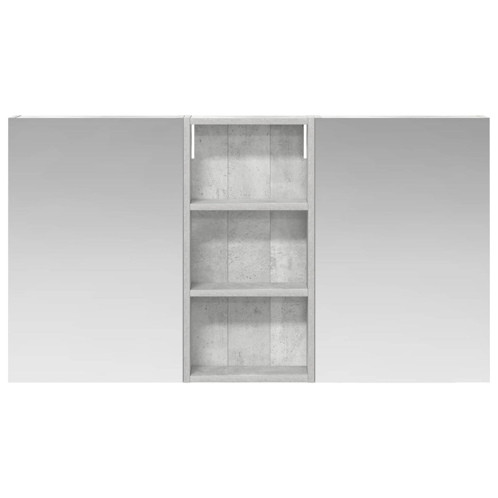 Badezimmerschrank-Set 3 pcs 110 x 10,5 x 60,5 cm Holzwerkstoff