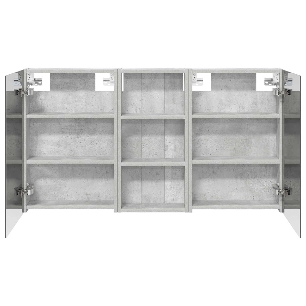 Badezimmerschrank-Set 3 pcs 110 x 10,5 x 60,5 cm Holzwerkstoff