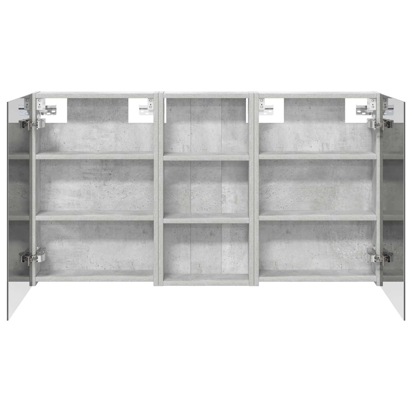 Badezimmerschrank-Set 3 pcs 110 x 10,5 x 60,5 cm Holzwerkstoff