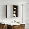 Badezimmerschrank-Set 3 pcs 110 x 10,5 x 60,5 cm Holzwerkstoff