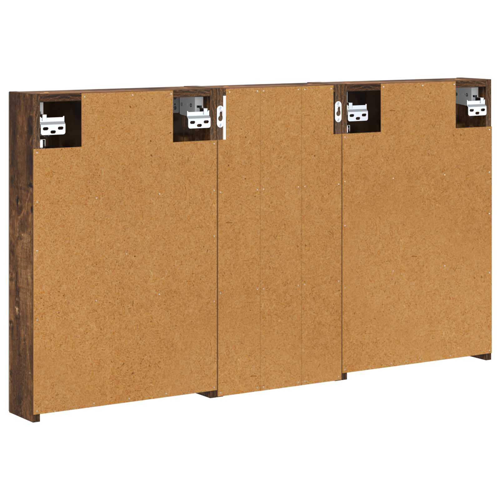 Badezimmerschrank-Set 3 pcs 110 x 10,5 x 60,5 cm Holzwerkstoff