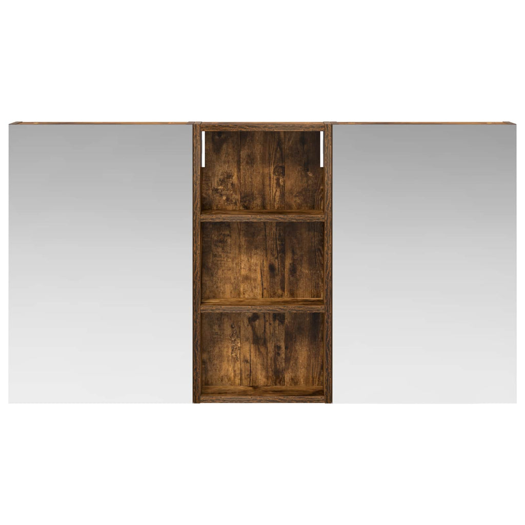 Badezimmerschrank-Set 3 pcs 110 x 10,5 x 60,5 cm Holzwerkstoff