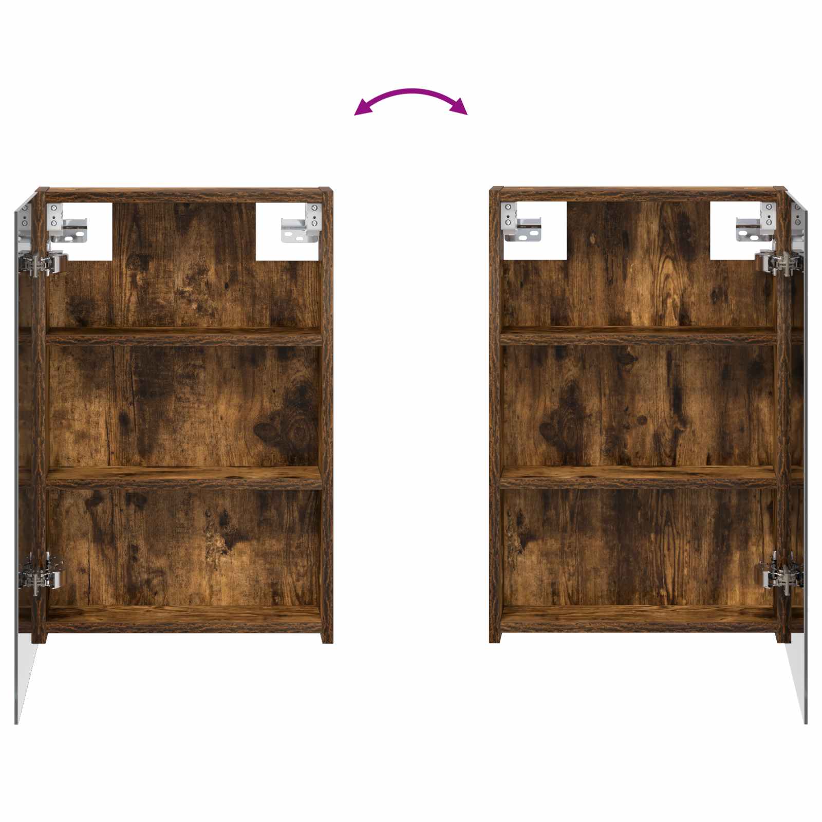 Badezimmerschrank-Set 3 pcs 110 x 10,5 x 60,5 cm Holzwerkstoff