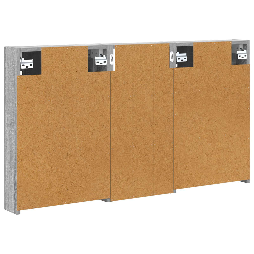 Badezimmerschrank-Set 3 pcs 110 x 10,5 x 60,5 cm Holzwerkstoff