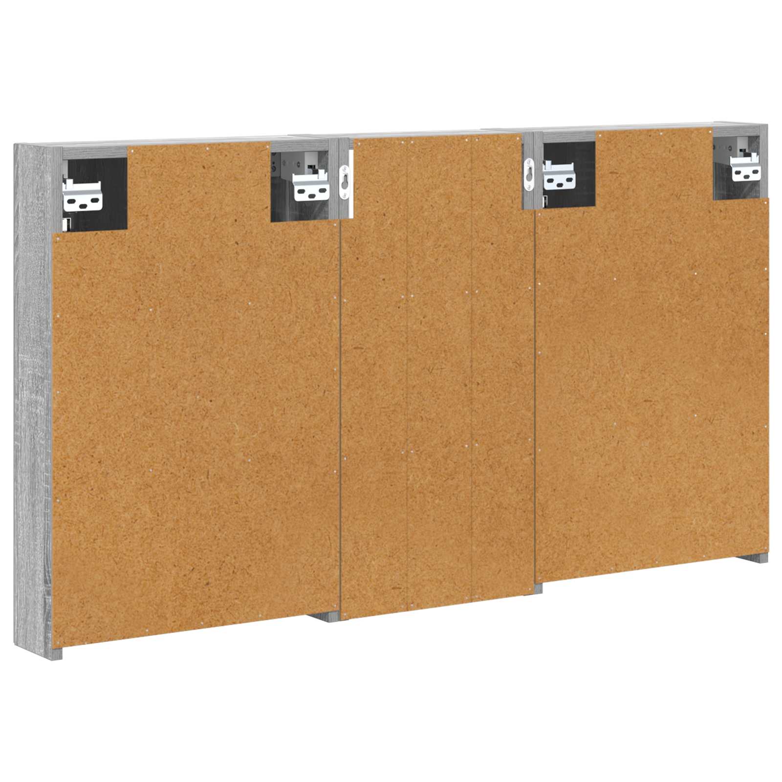 Badezimmerschrank-Set 3 pcs 110 x 10,5 x 60,5 cm Holzwerkstoff