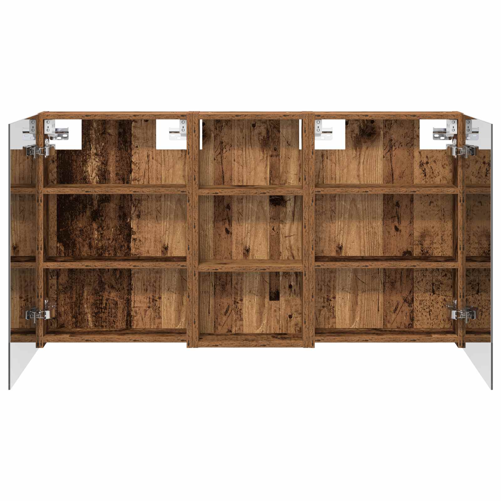 Badezimmerschrank-Set 3 pcs 110 x 10,5 x 60,5 cm Holzwerkstoff