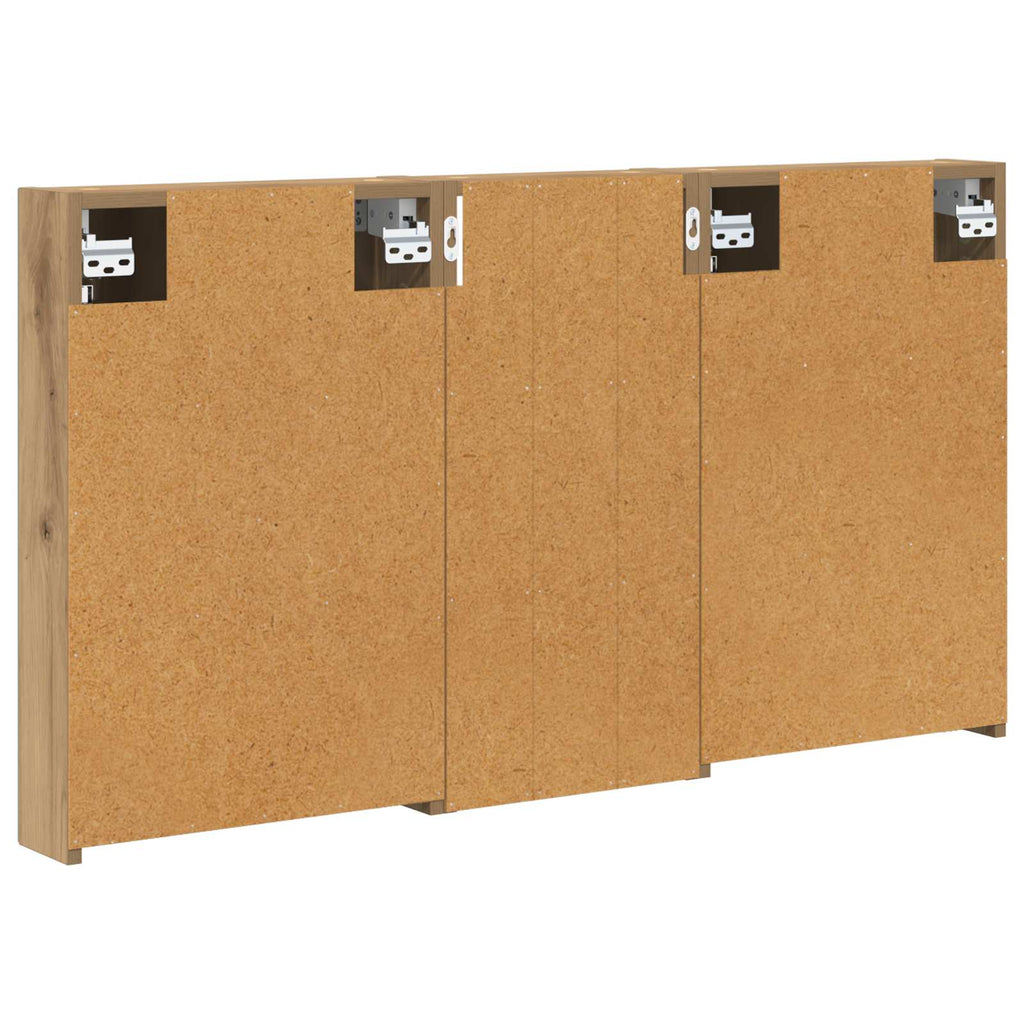 Badezimmerschrank-Set 3 pcs 110 x 10,5 x 60,5 cm Holzwerkstoff