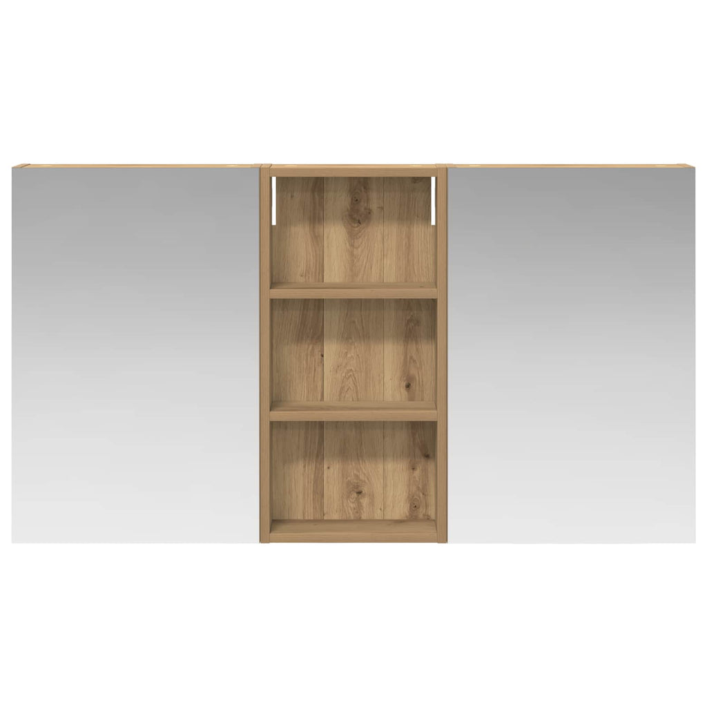 Badezimmerschrank-Set 3 pcs 110 x 10,5 x 60,5 cm Holzwerkstoff