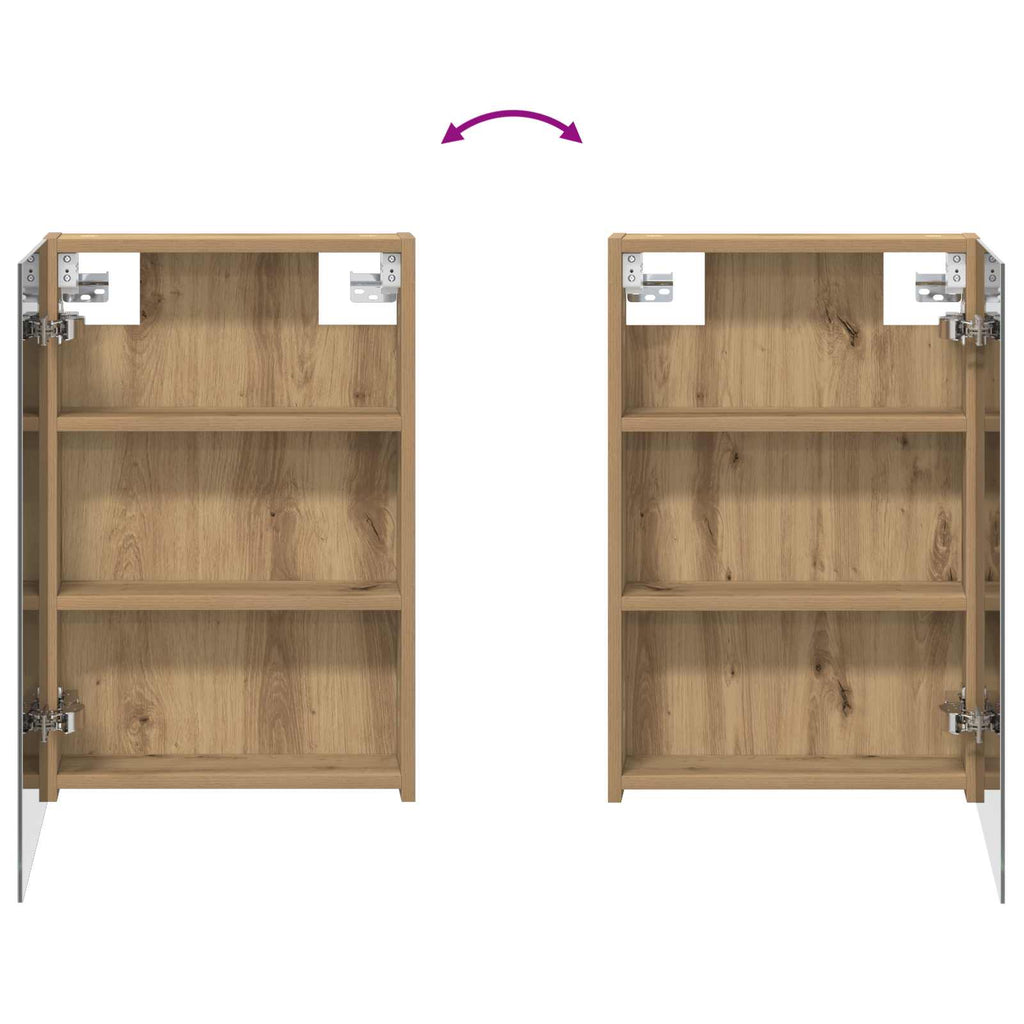 Badezimmerschrank-Set 3 pcs 110 x 10,5 x 60,5 cm Holzwerkstoff